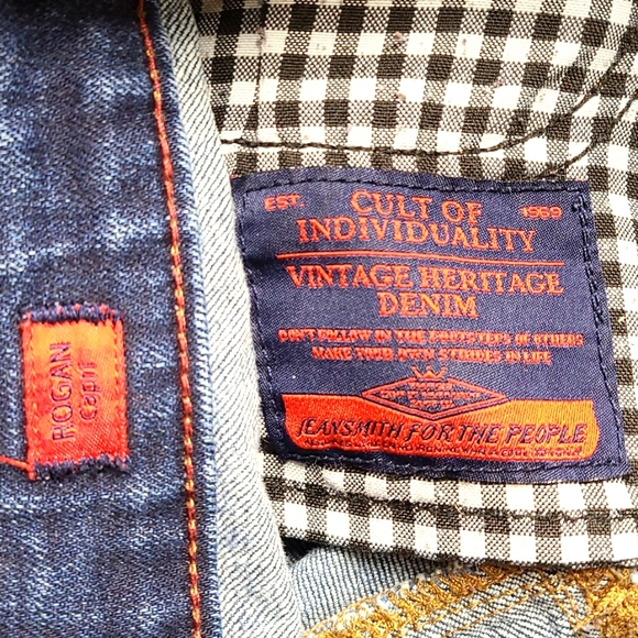 CULT OF INDIVIDUALITY 25x24 WOMEN'S GIRLS DISTRESSED DISTROYED DENIM ROGAN JEAN - Picture 3 of 8